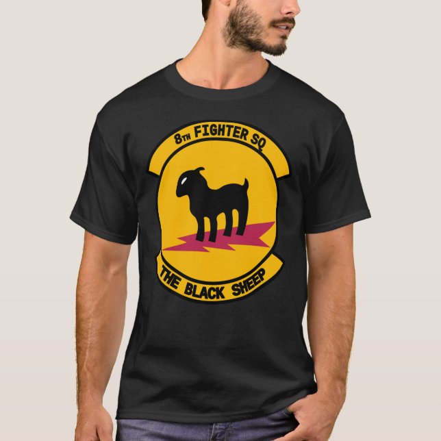 8th Fighter Squadron "The Black Sheep" ( T-Shirt (Front)