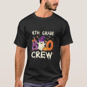 8th Grade Boo Crew Teacher Student Halloween Cute T-Shirt