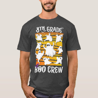 8th Grade Boo Crew Teacher Student Team Spooky Bab T-Shirt