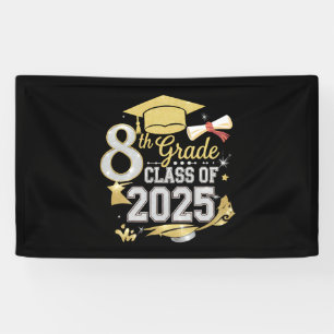 8th Grade Class Of 2025 Graduate Graduation Banner