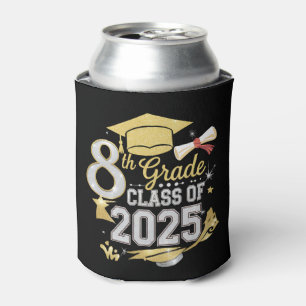8th Grade Class Of 2025 Graduate Graduation Can Cooler