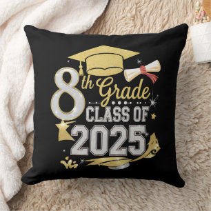 8th Grade Class Of 2025 Graduate Graduation Cushion