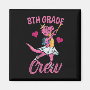 8th Grade Crew Ballet Back To School Girls Vintage Magnet