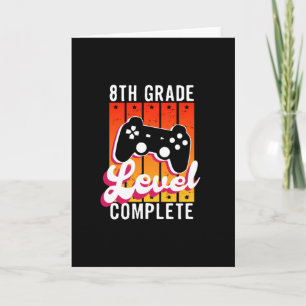 8th Grade Graduation Gamer Graduation Card