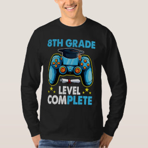 8th Grade Graduation Level Complete Gamer 2023 T-Shirt