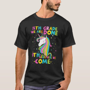 8TH GRADE Graduation Magical Unicorn 9TH GRADE Her T-Shirt