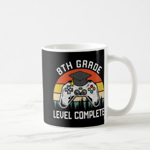 8th Grade Level Complete Last Day Of School Gradua Coffee Mug