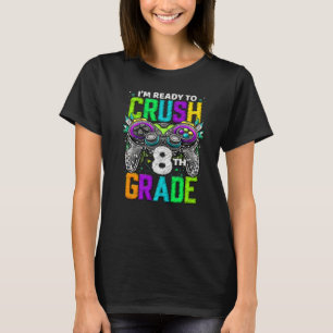 8th Grade Level Unlocked Game On 8th Grade Back To T-Shirt