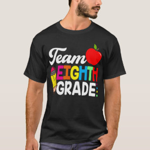 8th Grade Rainbow Eighth Grade Team Teacher Boys T-Shirt
