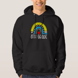 8th Grade Rainbow Kids Teachers Field Day 2022 Bac Hoodie
