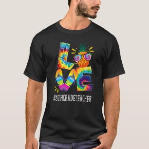 8th Grade Teacher Love Pineapple Summer Off Duty T T-Shirt