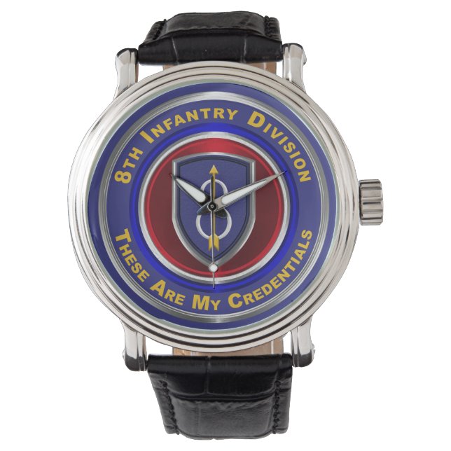 8th Infantry Division “Pathfinder” Keepsake Watch (Front)