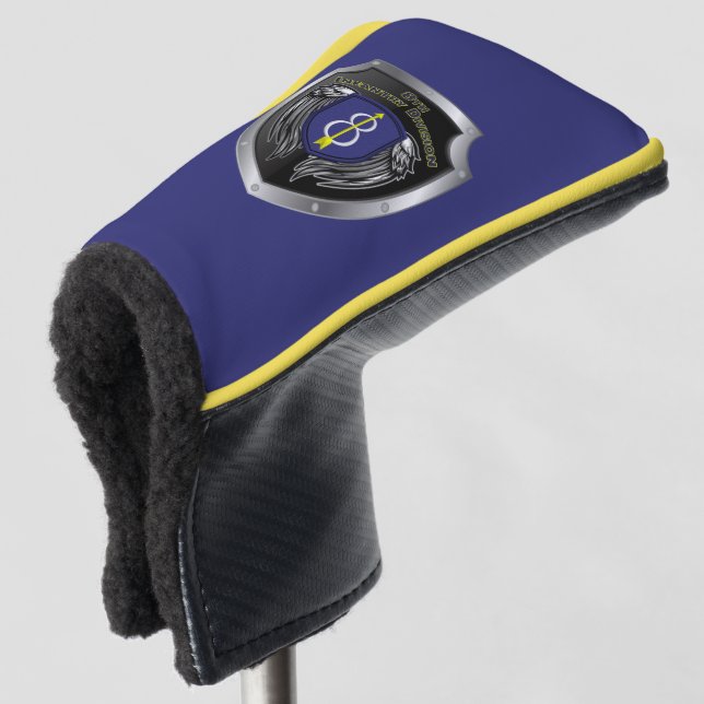 8th Infantry Division “Pathfinder” Shield Golf Head Cover (3/4 Front)