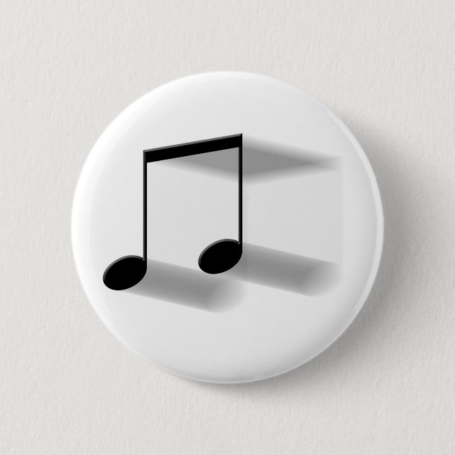 8th Note Blur Button (Front)