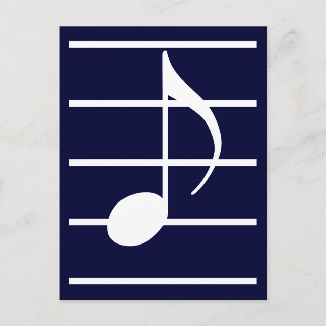 8th note postcard (Front)