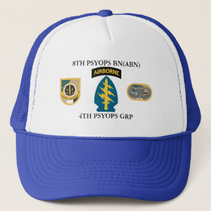 8TH PSYOPS BN(ABN) 4TH PSYOPS GROUP TRUCKER HAT