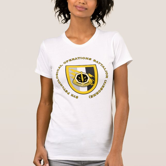 8th PsyOps Bn - Airborne T-Shirt (Front)