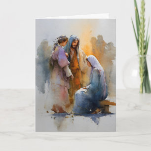 8th Station — Jesus Meets the Women of Jerusalem Card