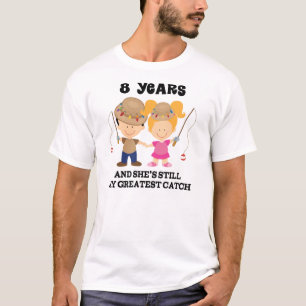 8th Wedding Anniversary Gift For Him T-Shirt