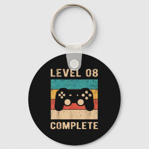 8th Wedding Anniversary Husband Wife Wedding Seaso Key Ring