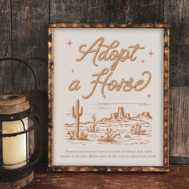 8x10 Adopt a Horse Sign (Creator Uploaded)