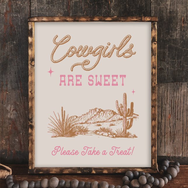 8x10 Cowgirls are Sweet Western Sign (Creator Uploaded)