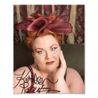 8X10 Digitally Autographed Printed Photo Of Me