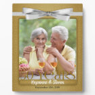 8x10 Golden 50th Wedding Anniversary Photo Frame