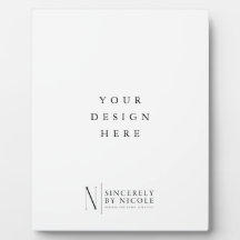 8x10 inch sign with stand