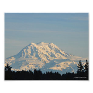 8X10 Mount Rainier Photo Print