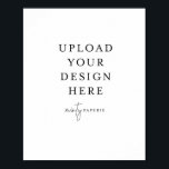 8x10 Print - Portrait<br><div class="desc">Customise your design in Templett. After you are done editing,  download your file in a JPG format (don't forget to turn on the bleed option). Upload your design here by clicking on the blue "Personalise" button.</div>