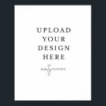 8x10 Print - Portrait<br><div class="desc">Customise your design in Templett. After you are done editing,  download your file in a JPG format (don't forget to turn on the bleed option). Upload your design here by clicking on the blue "Personalise" button.</div>