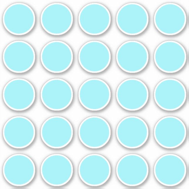 8x8 Sheet of (25) 1.5" Round Circles  - Template (Front)