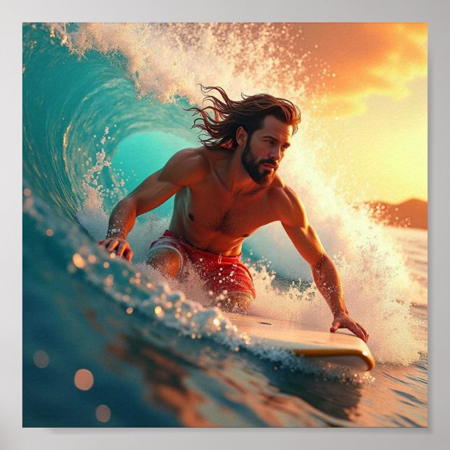 8x8 Square Poster (Front)