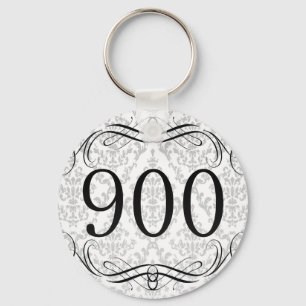 900 Area Code Key Ring