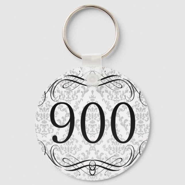 900 Area Code Key Ring (Front)