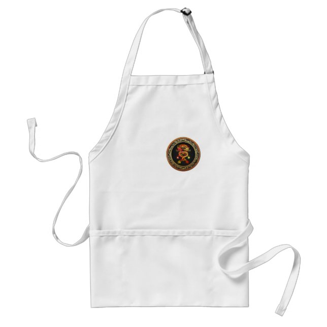 [900] Red and Yellow Dragons Standard Apron (Front)