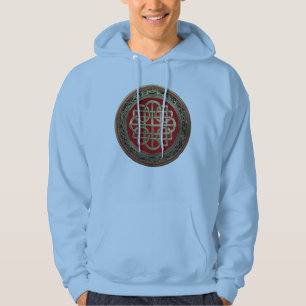 [900] Sacred Celtic Gold Knot Cross Hoodie