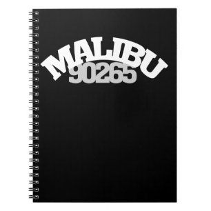90265 Malibu California Zip Code Pacific Coast Hwy Notebook