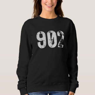 902 Area Code Nova Scotia PE Island Mobile Area Co Sweatshirt