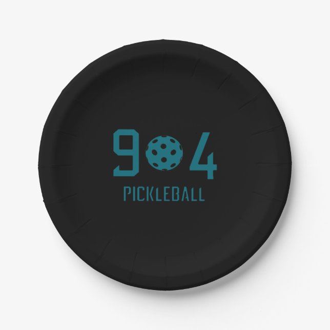 904 Pickleball  2 Paper Plate (Front)
