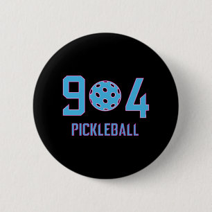 904 Pickleball 6 Cm Round Badge