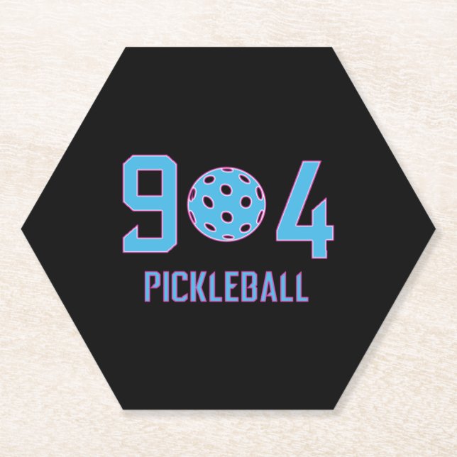 904 Pickleball   Paper Coaster (Front)