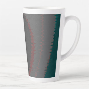 906 The World Is Abstract Latte Mug