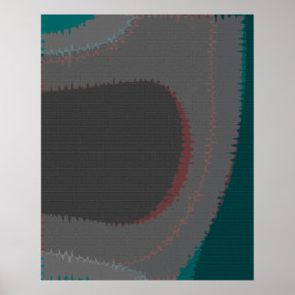 906 The World Is Abstract Poster