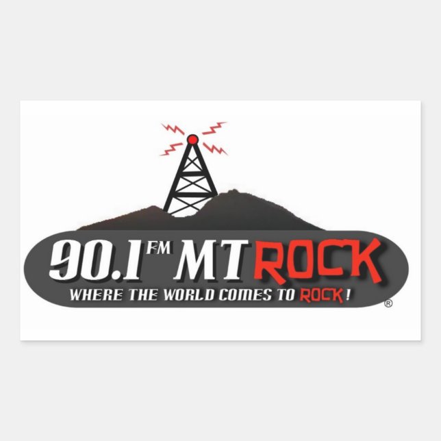 90.1 MtRock Sticker (Front)