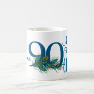 # 90 - 90th Wedding Anniversary or 90th Birthday Coffee Mug