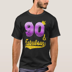 90 & Fabulous Since 1932 90th Birthday 90 Years Ol T-Shirt