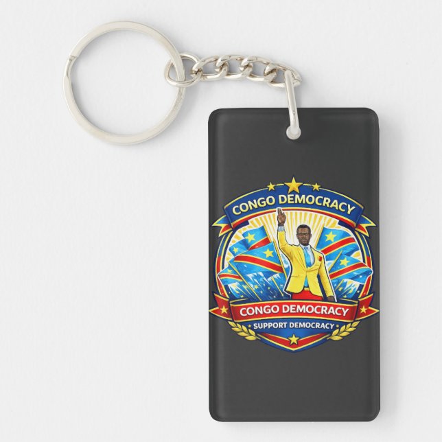 90 Minutes Without Moving – The Legendary Congo Fa Key Ring (Front)
