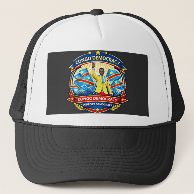 90 Minutes Without Moving – The Legendary Congo Fa Trucker Hat (Front)